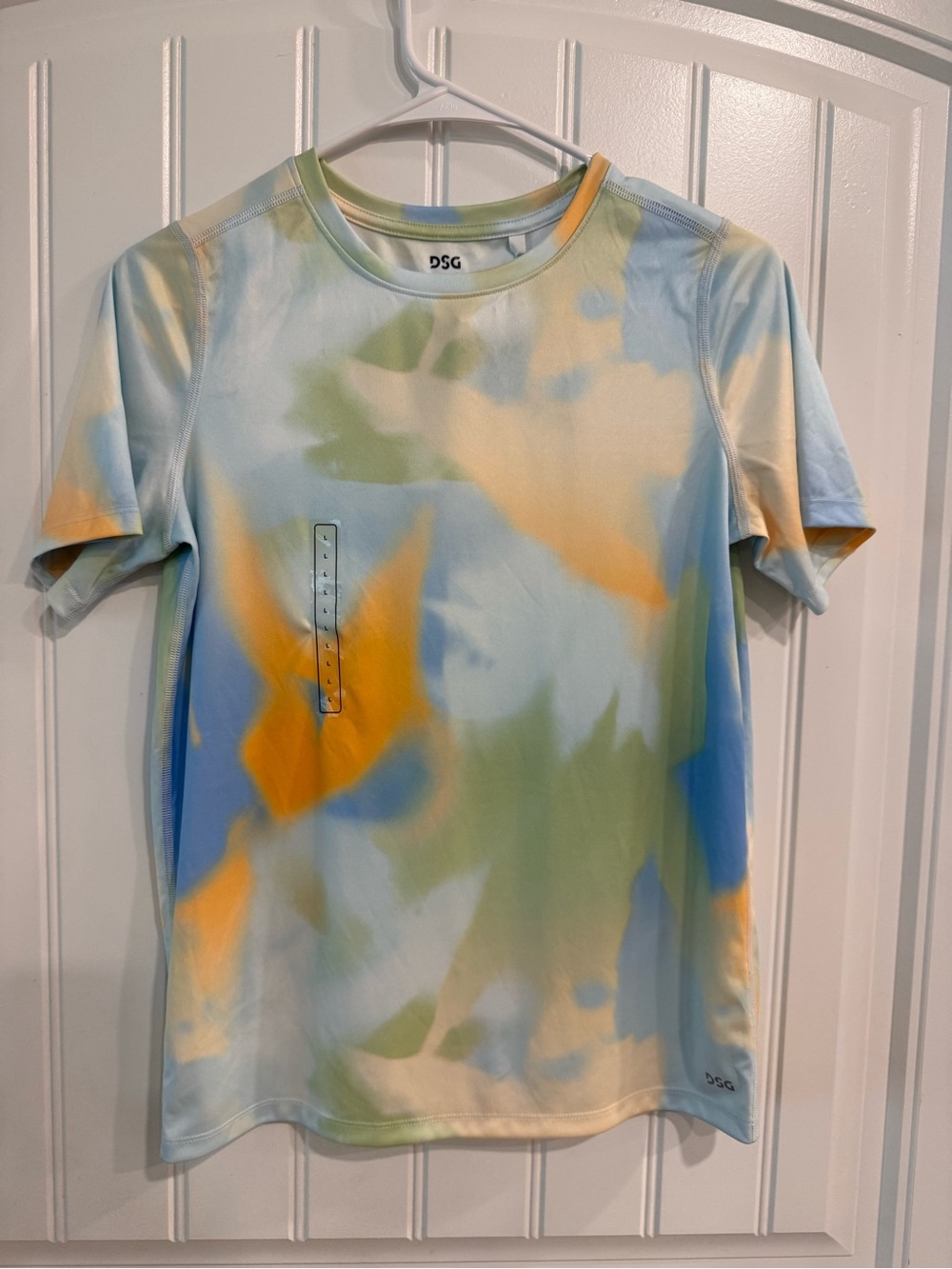 DSG Multicolor Tie-Dye Short Sleeve Performance Tee - Blue/Green/Orange